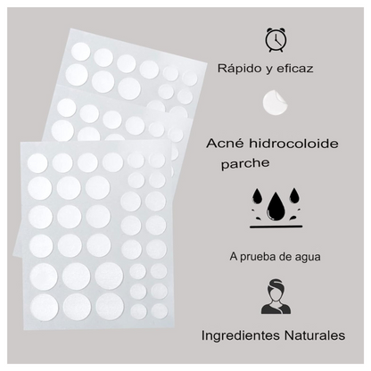 Parches Hidrocoloides Para Acné 120 pcs